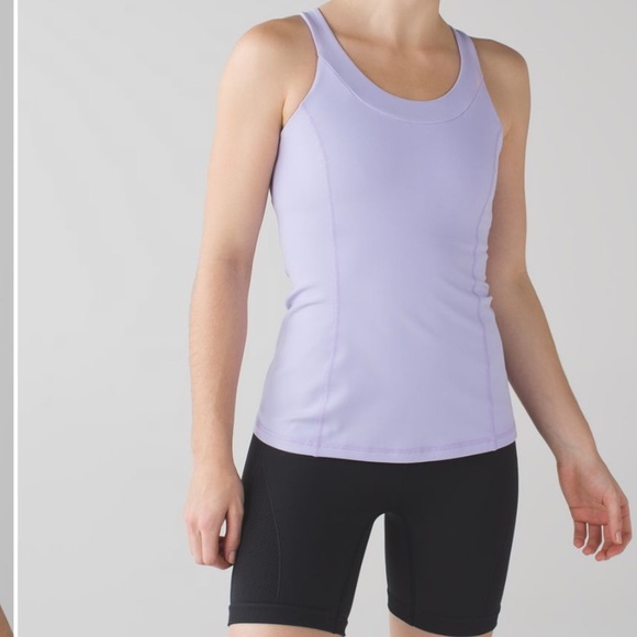 Lululemon Enhearten Tank Lilac size 10 - Picture 9 of 12